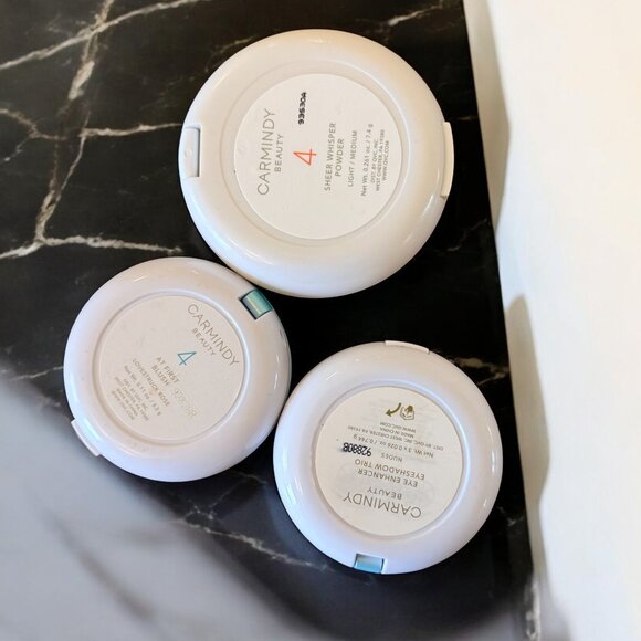 Carmindy Beauty Makeup & Brush Bundle Light/Medium Powder Blush Eyeshadow - Picture 5 of 10